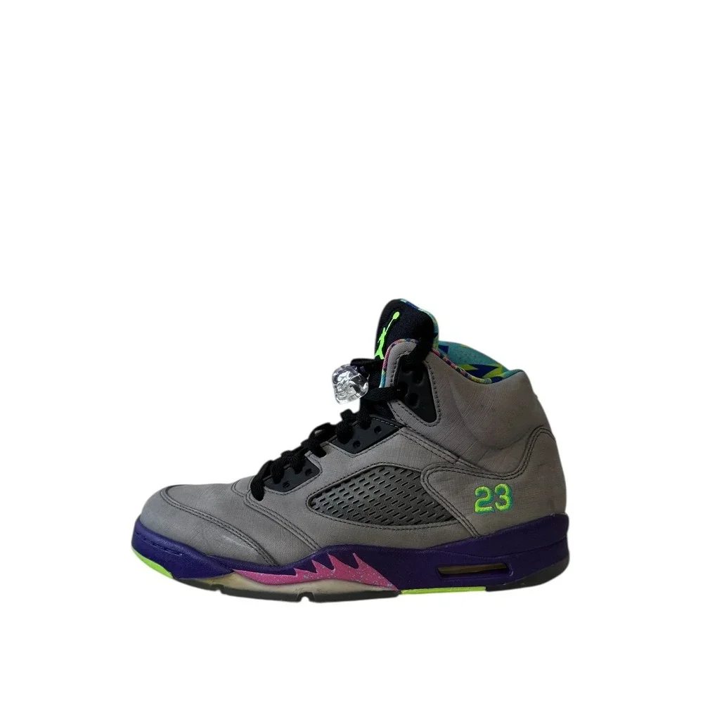 Jordan 5 Retro Alternate Bel-Air Mens Grey Purple DB3335-100 High Top Sneakers 9